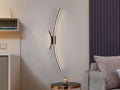 CURVES - BLACK WALL LAMP 2L
