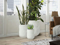 JAZMIN - SET 3 PLANTERS-WHITE