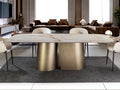 NUMA - DINING TABLE 240 - BRASS