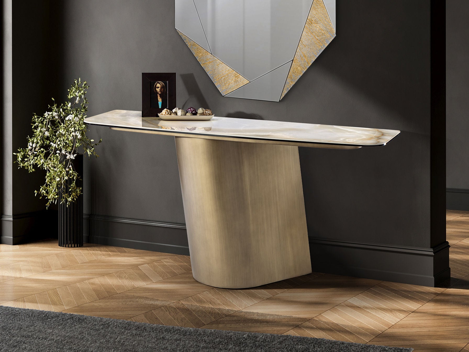 NUMA - CONSOLE TABLE 150 - BRASS