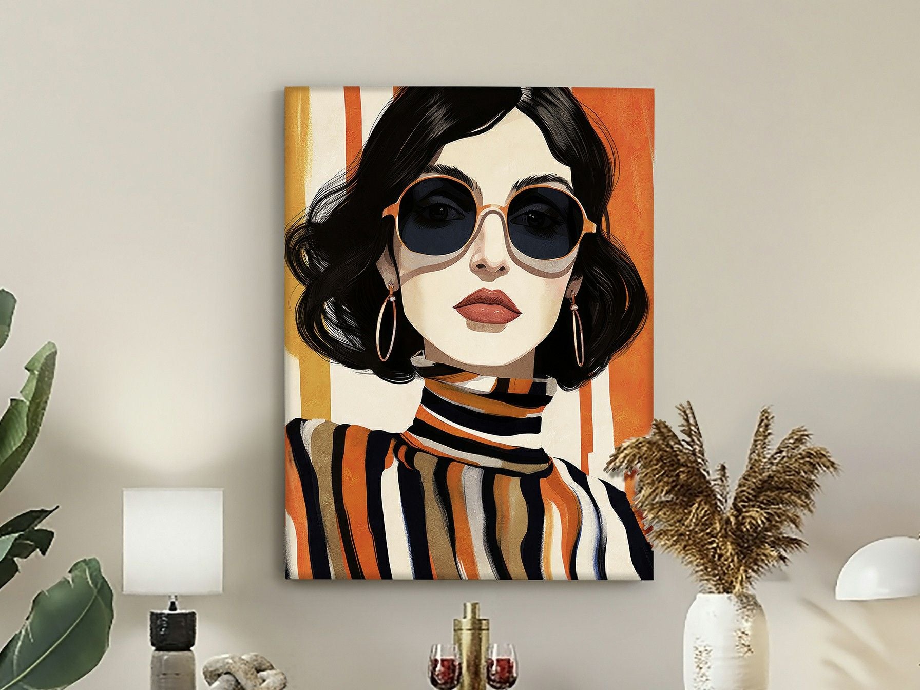 Orange 589475 ORANGE - ACRYLIC 90x120