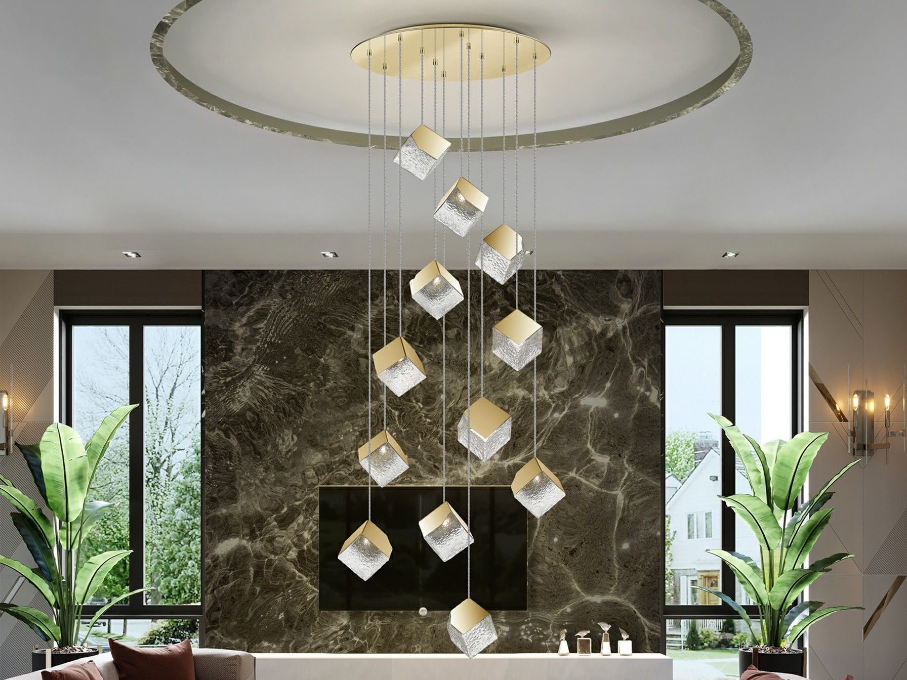 Priscila Lamp 12L Gold