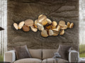 Serenity 895323 Wall Sculpture Steel Rose Gold