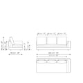 Liam modern design corner sofa