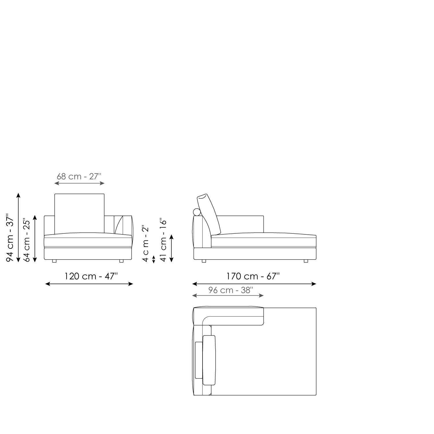 Liam modern design corner sofa