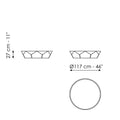 Arbor Design Coffee Table with Curved Steel Base by Bonaldo