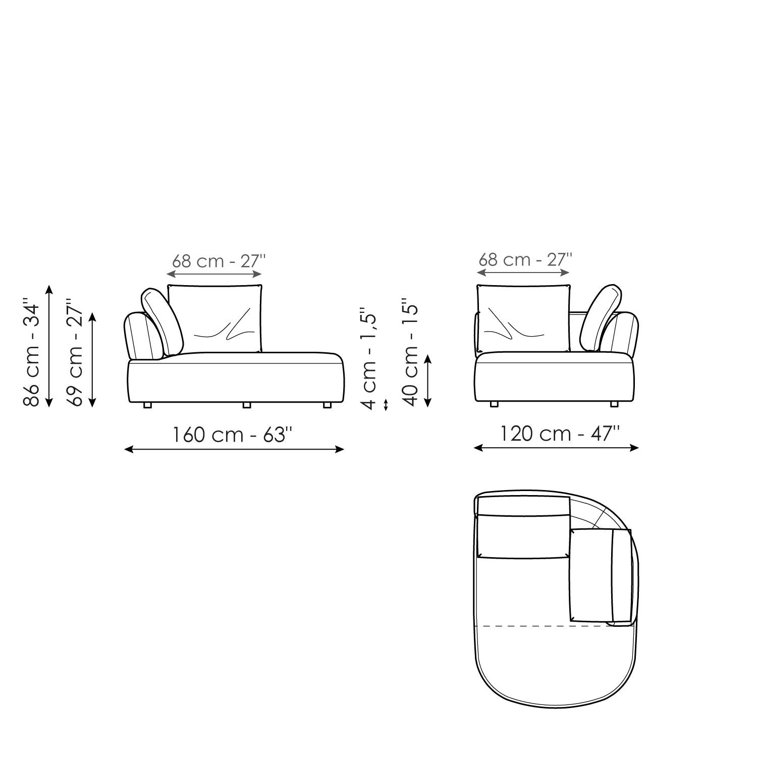 Aldebaran - Rounded Modular Sofa System