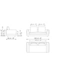 Liam modern design corner sofa