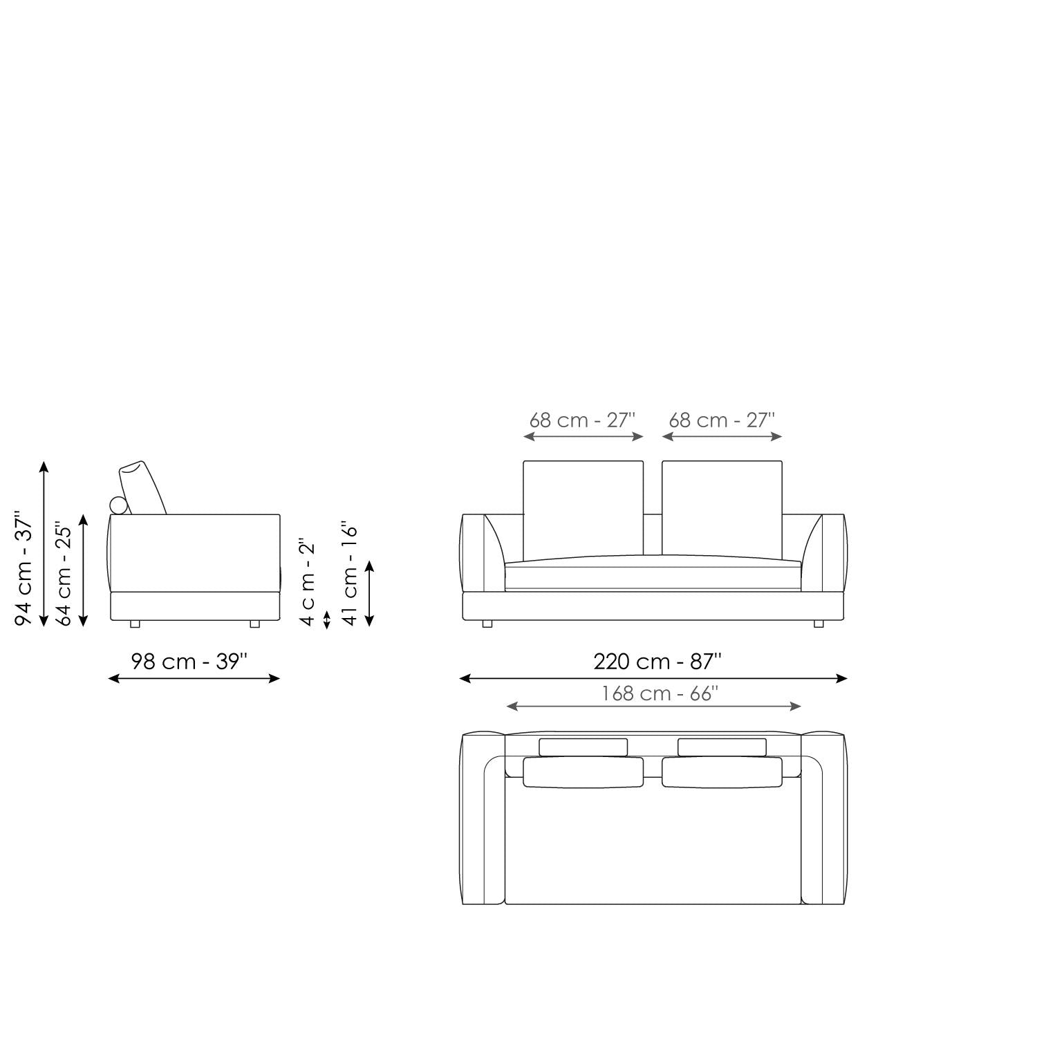 Liam modern design corner sofa