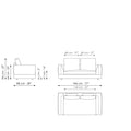 Liam modern design corner sofa