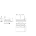 Liam modern design corner sofa