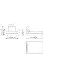 Liam modern design corner sofa