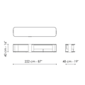 Paddle TV stand, Paddle TV stand light