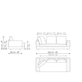 Liam modern design corner sofa