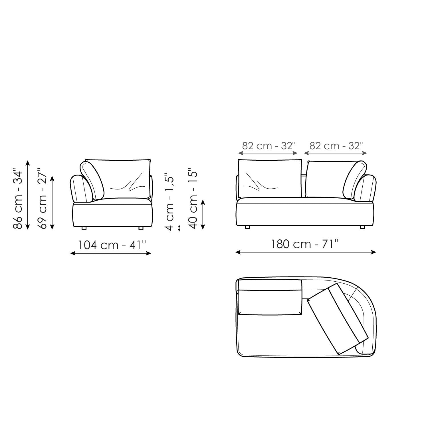 Aldebaran - Rounded Modular Sofa System