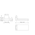 Liam modern design corner sofa