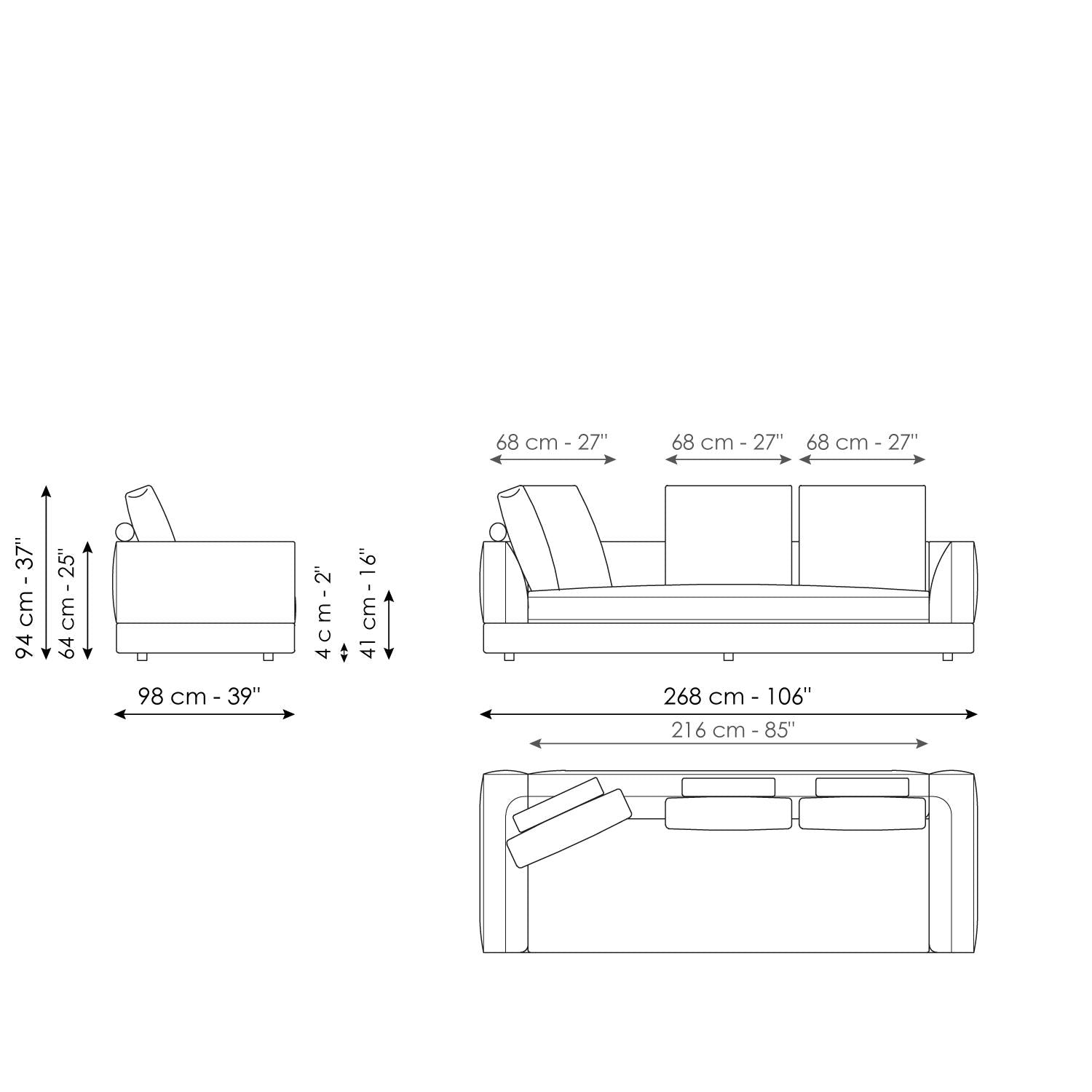 Liam modern design corner sofa