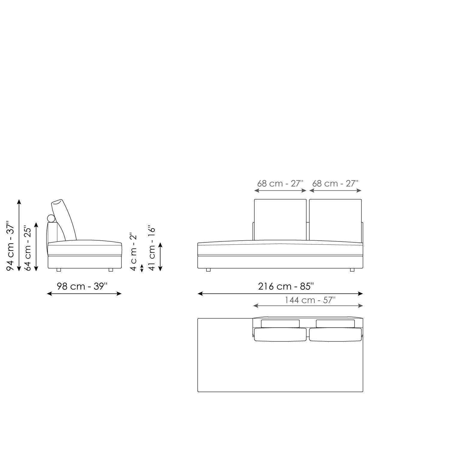 Liam modern design corner sofa
